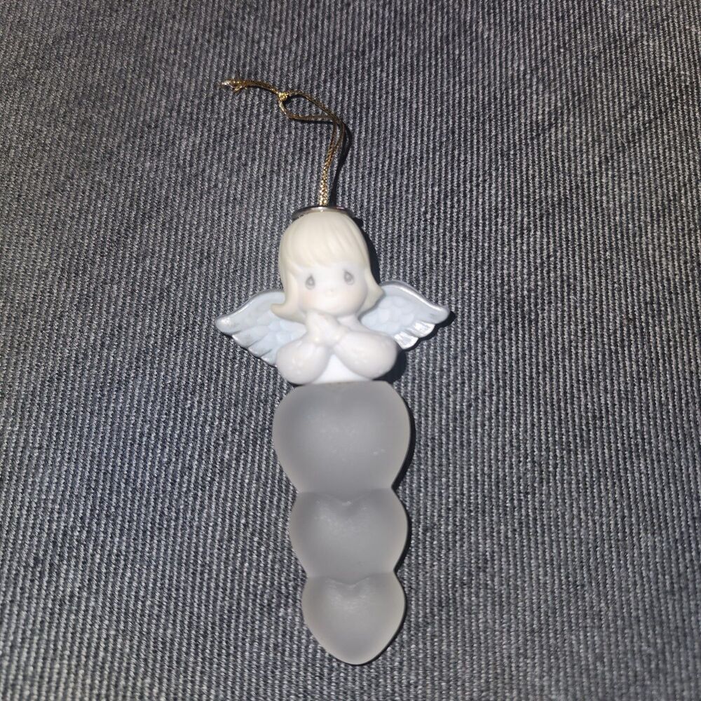 Precious Moments Angel Icicle Hanging Ornament 2000 Enesco Christmas